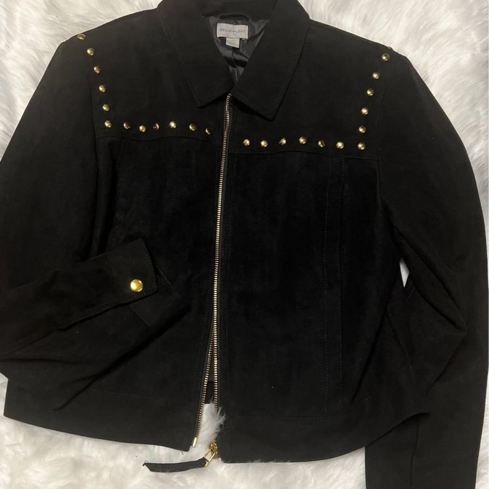 Belle & Sky Faux Suede Jacket
